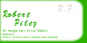 robert pilcz business card